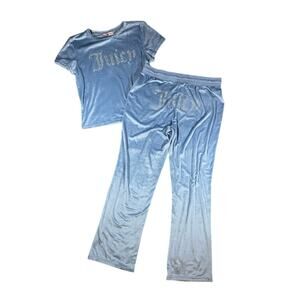 Juicy Couture Bling Velour Track Set - XL